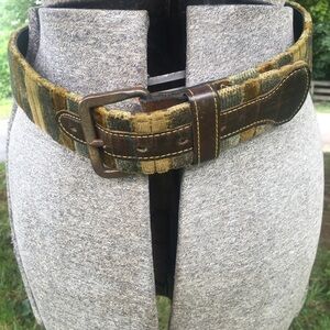 Vintage Tex Tan Velour Belt Size 30
